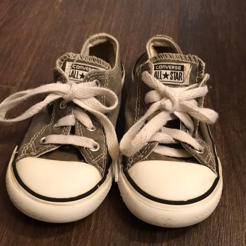 Converse Grey Size 9 Toddler Little Kid